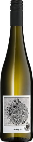 weingut-lena-sebastian-kalkspiel Weissweincuvee - Riesling - Kerner - handgemaltes Design