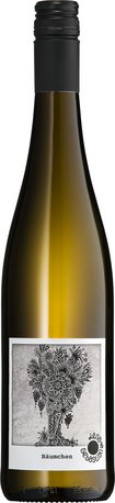 weingut-lena-sebastian-baeumchen Baeumchen - Weißweincuvée - Reisling - Kerner - handgemaltes Design