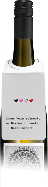 Produktfoto: Flaschenanhänger - Bunte Gesellschaft