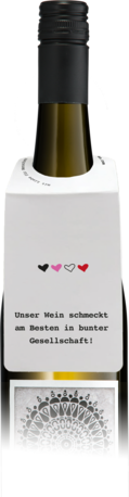 Produktfoto: Flaschenanhänger - Bunte Gesellschaft