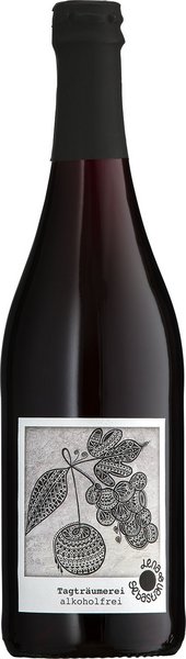 Alkoholfreier Fruchtsecco Tagtraeumerei - hangemaltes Desin 