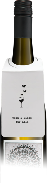 Produktfoto: Flaschenanhänger - Wein & Liebe